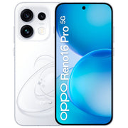 Oppo 110010237199 Reno16 Pro 5G AI Smartphone Tripla fotocamera 200+50+50MP Selfie 50MP Display 6.32'' 120HZ AMOLED FHD+ 6000mAh RAM 12GB ROM 512GB colore Bianco