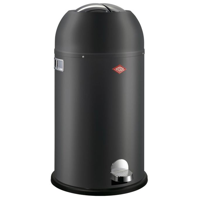 Wesco Pattumiera Kickmaster Soft 33 Litri Graffite Opaco