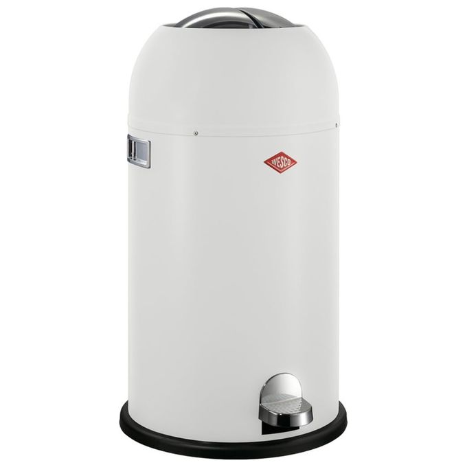 Wesco Pattumiera Kickmaster Soft 33 Litri Bianco Opaco