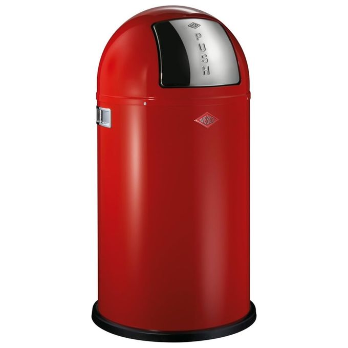 Wesco Pushboy Pattumiera 50 Litri Rosso
