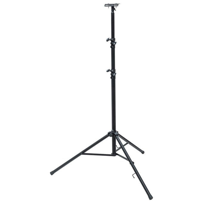 Brennenstuhl 1170310040 Treppiede Telescopico ST 302 Altezza Regolabile da 124 cm a 3 m Portata 20 kg con Barra a T e Traversa colore Nero