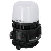 Brennenstuhl 12050MH Faretto da cantiere LED 360° ibrido 12000 lm IP54 100 W con adattatori inclusi colore Nero
