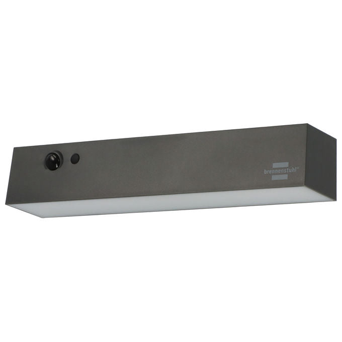 Brennenstuhl 1173740001 SOL 1000 Cubus Lampada da parete solare LED 1000 lm 4000 K Sensore di movimento IP54 colore Grigio