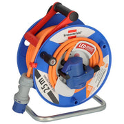 Brennenstuhl 1182470200 bobina avvolgicavo 1 presa AC Tipo F cavo 25 m potenza srotolato 3500 W IP44 colore Multicolore
