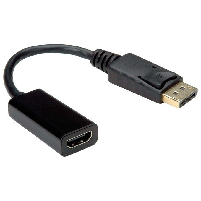 Value Cavo di Interfaccia e Adattatore DisplayPort HDMI Nero