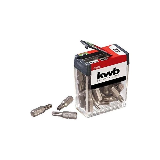 Kwb Inserti Per Avvitatore 25 Pezzi 1-4 T25
