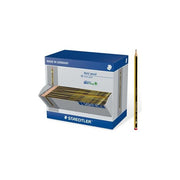 Staedtler 120HBCAPLB Noris Matita in Grafite Gradazione HB Fusto Esagonale in Legno Colore Giallo e Nero