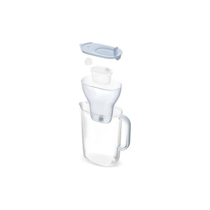 Brita 130459 Style Caraffa Filtrante 2,4 L con Filtro MAXTRA PRO All-in-1 colore glacier blue