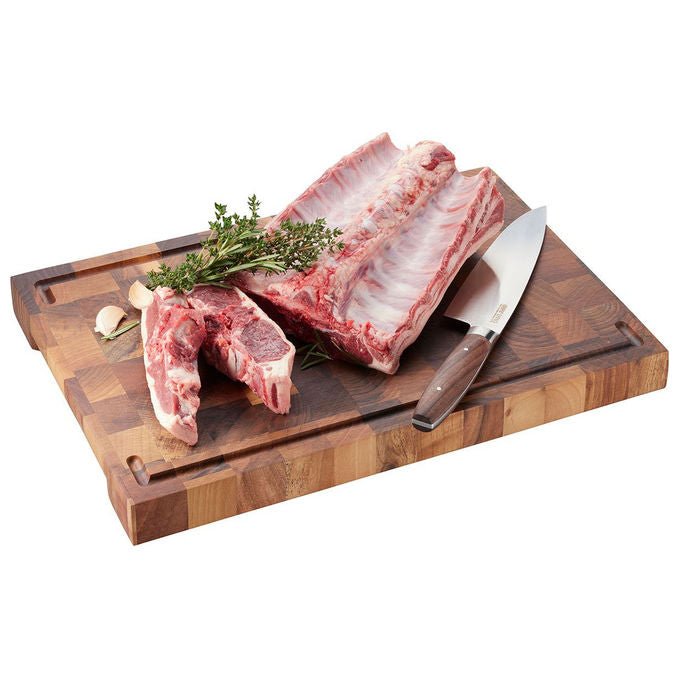 Gefu 13948 ENNO Tagliere da Cucina in Legno di Noce con Piedini Antiscivolo colore Noce
