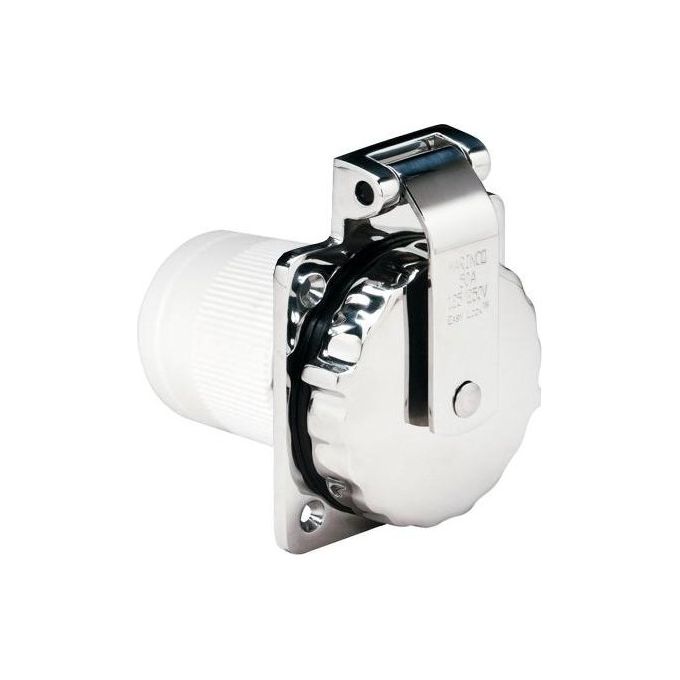 Marinco Presa Marinco inox tripolare 4 fili
