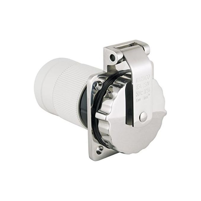 Marinco Presa Marinco inox bipolare 3 fili