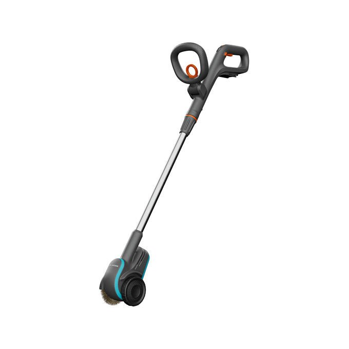 Gardena 14820-55 EasyWeed Spazzola a Batteria per Erbacce 18V 1800 rpm Acciaio Filo Verde Grigio colore Verde Grigio