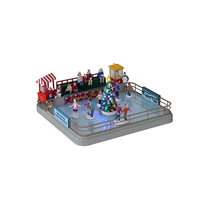 Lemax Outdoor Skating Rink con Adattatore 4.5V