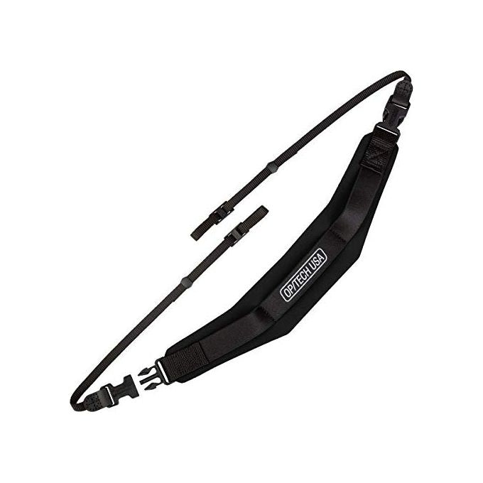 Op-Tech Usa Pro Strap Tracolla per Fotocamera in Pelle-Neoprene-Nylon Nero