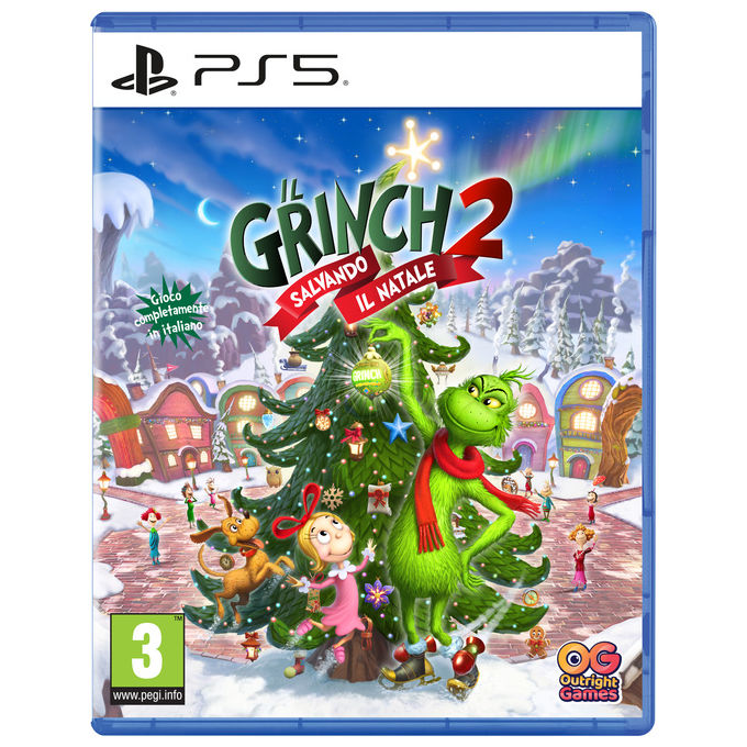 Bandai Namco PS50932 Gioco PS5 The Grinch 2 Salvando il Natale Lingua Italiano Data di Uscita 18 Settembre 2026 colore Nero