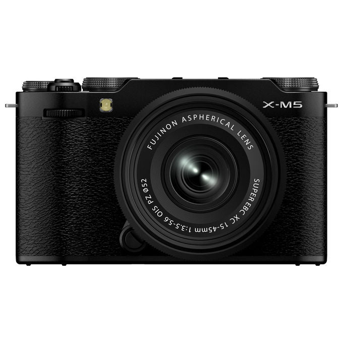 Fujifilm 16900733 X-M5 Fotocamera Mirrorless 26MP APS-C 6.2K 30p Kit XC 15-45mm f-3.5-5.6 OIS colore Nero