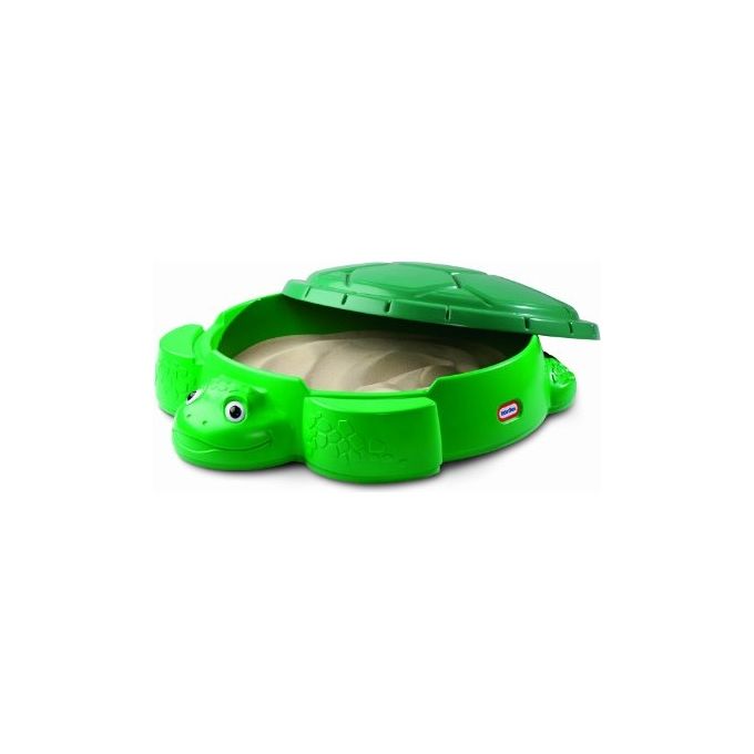 Little Tikes Sabbiera a Forma di Tartaruga per Giochi in Giardino con Design Colorato e Spazio per Giocare al Sole