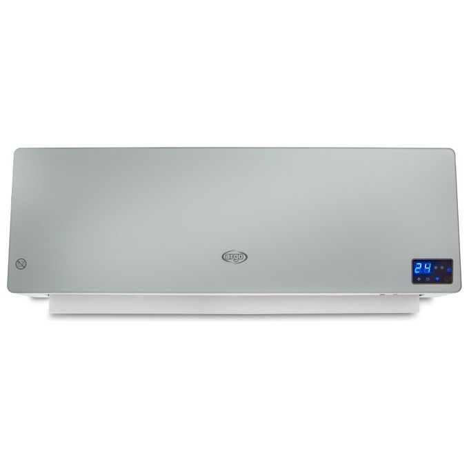 Argoclima 191070231 Chic Riscaldatore ambiente elettrico con ventilatore Potenza 2000 W Controllo digitale Wi-Fi integrato colore Argento