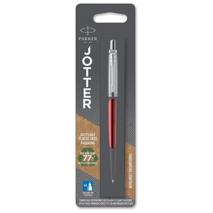 Parker Jotter kensington Red Penna a Sfera Blu