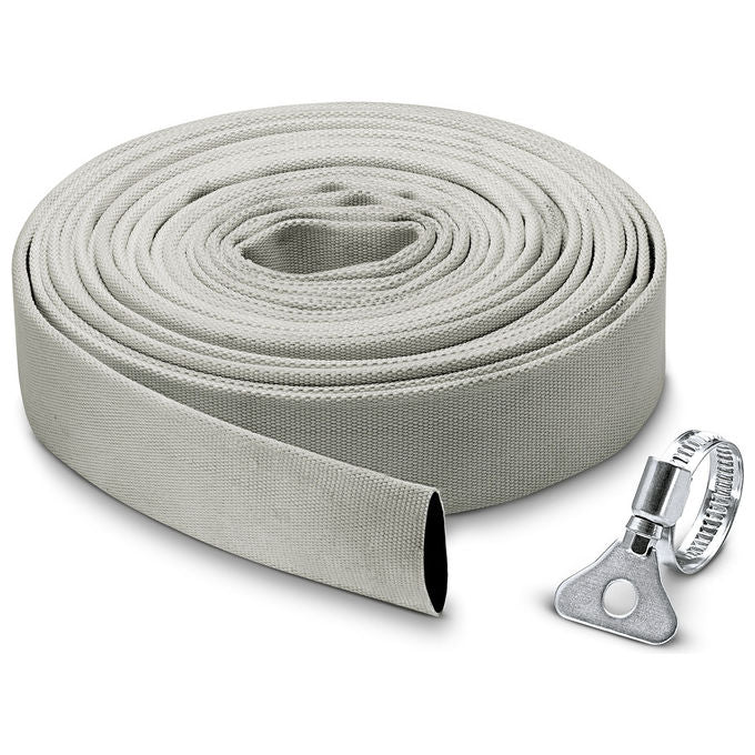 Kärcher 2.997-100.0 Tubo Piatto in Tessuto 10 m Diametro 1''1-4 (32 mm) Pressione Max 5 bar colore Nero