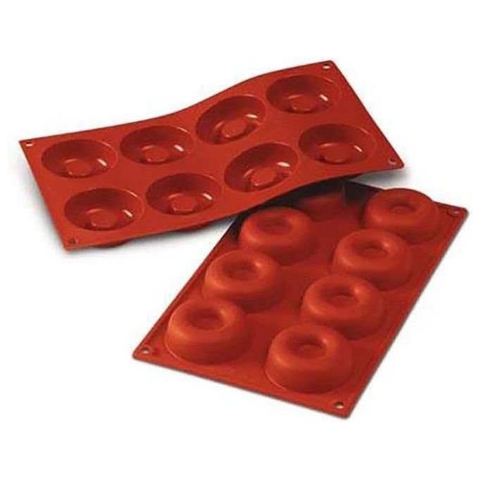 Silikomart Stampo in Silicone 8 Posti Savarin