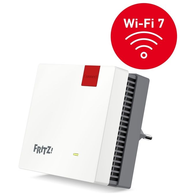 Fritz! 20003116 FRITZ!Repeater 1700 Ripetitore Wi-Fi 7 Mesh 3600 Mbit-s colore Bianco