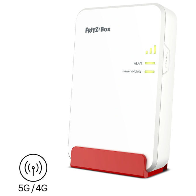 Fritz! 20003183 FRITZ!Box 6860 5G Router di rete cellulare Wi-Fi 6 Dual-band 5G Gigabit Ethernet VoIP colore Bianco