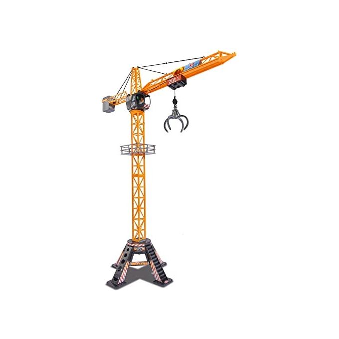 Dickie Mega Crane Gru Extra Grande per Bambini da 3 a 5 Anni con Telecomando