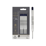 Parker Blister 10 Pezzi Refill Nero M
