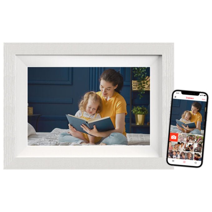 Braun 21267 DigiFrame 10W Cornice per Foto Digitali 25,6 cm (10.1'') Touch Screen Wi-Fi 32 GB IPS Bianco