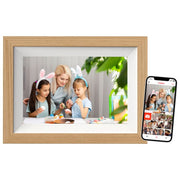 Braun 21268 DigiFrame 10W Cornice per Foto Digitale 10.1'' Touch Screen Wi-Fi 32 GB Memoria Interna colore Bianco Legno