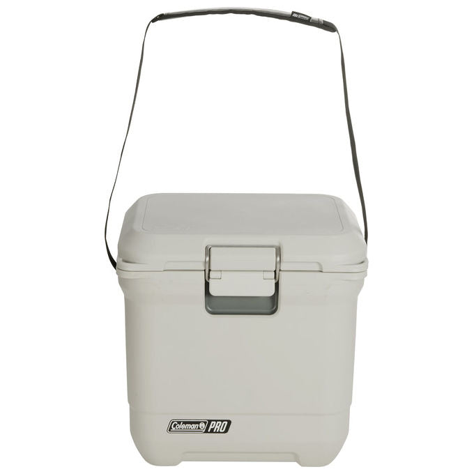 Coleman 2213850 Borsa Frigo 24 L con Isolamento in Poliuretano 72 h di Autonomia Tracolla Regolabile Tappo di Scarico Colore Bianco