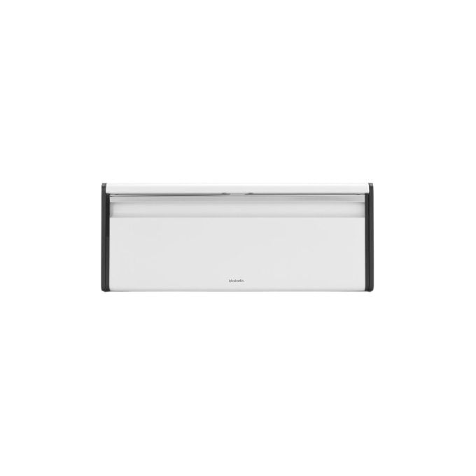 Brabantia 22410-06 Cestino per il pane Fall Front 18 l con chiusura magnetica e design salvaspazio colore Bianco