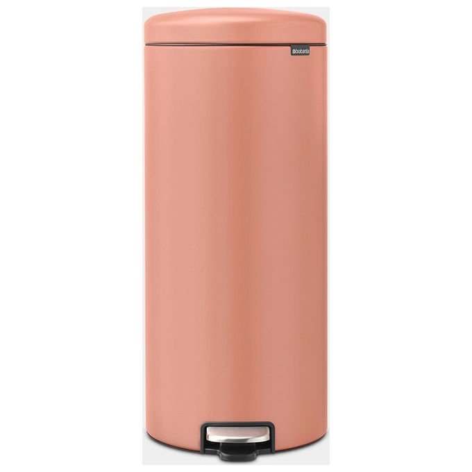 Brabantia 8710755238741 NewIcon Pattumiera a pedale 30 Litri Chiusura silenziosa Sistema antiodore Secchio interno rimovibile colore Warm Copper
