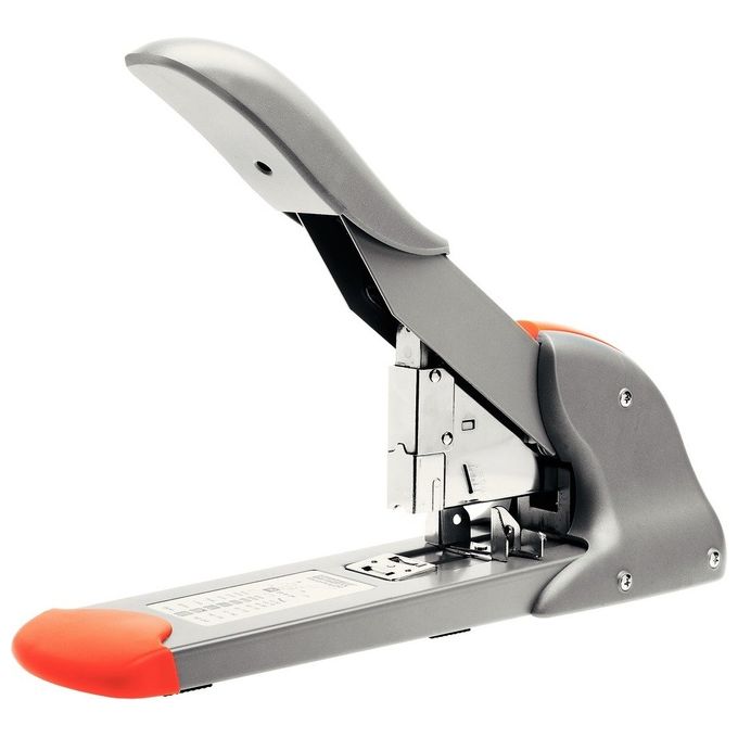 Rapid 23633700 HD210 Cucitrice Heavy Duty Capacita' 210 fogli Caricamento Anteriore Punti 9-8-24 e 23-8-24 colore Grigio-Arancio