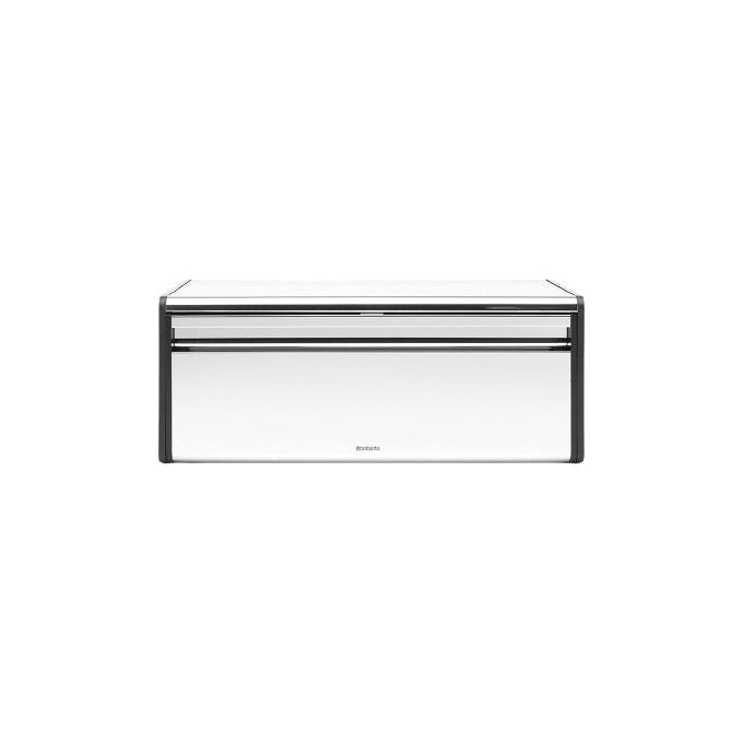 Brabantia 236846 Portapane Fall Front Acciaio con Chiusura Magnetica e Maniglia Grande colore Acciaio