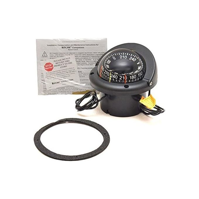 Ritchie navigation Bussola Ritchie Helmsman 3''3-4 incasso nera-nera
