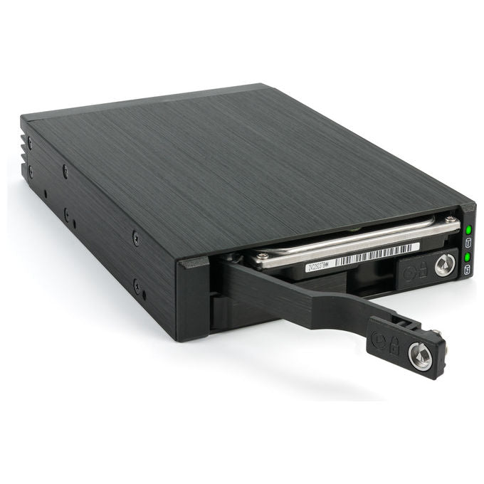 Fantec 2512 MR-25DUAL Box esterno HDD SSD 2.5'' SATA SAS III Hot-swap chiave di blocco colore Nero