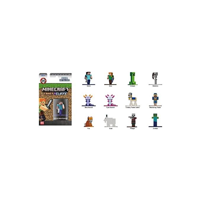 Jada Minecraft Personaggi Assortimento 4cm