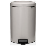 Brabantia 254406 NewIcon Cestino con Pedale Capacita' 20 L Materiale Acciaio Colore Grigio Soft