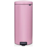 Brabantia 255304 NewIcon Pattumiera a pedale 30 litri Acciaio inossidabile Chiusura ammortizzata Secchio interno rimovibile colore Rosa