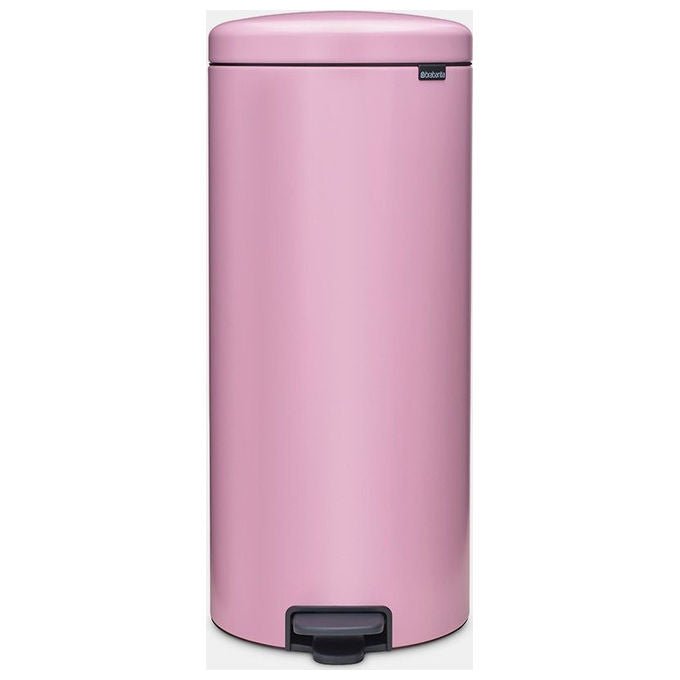 Brabantia 255304 NewIcon Pattumiera a pedale 30 litri Acciaio inossidabile Chiusura ammortizzata Secchio interno rimovibile colore Rosa
