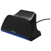 Trust 25552 GXT 255 Base di ricarica per PS5 con LED multicolore e antiscivolo cavo USB-C 1 m colore Nero