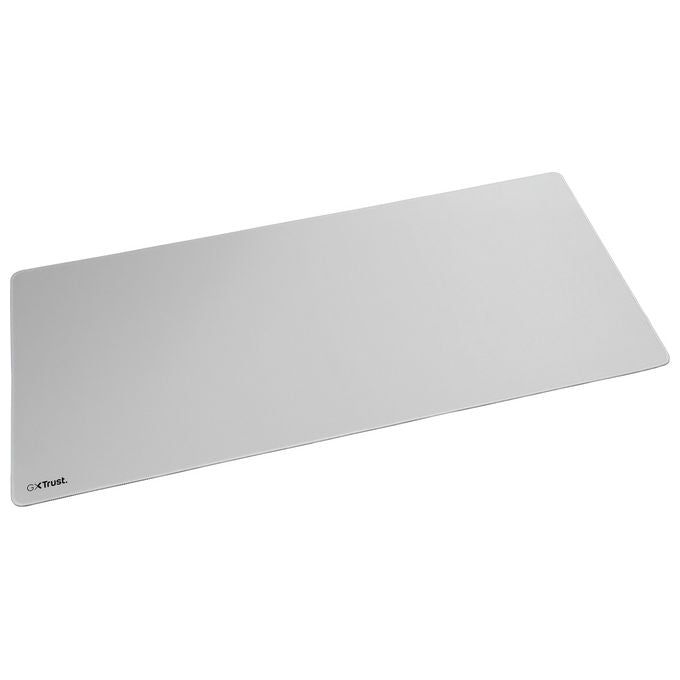 Trust 25613 GXT 759W Tappetino per mouse per gioco da computer XXL con bordi cuciti e base antiscivolo colore Bianco