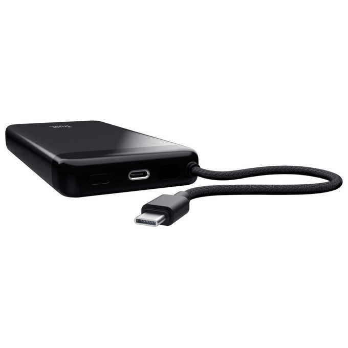 Trust FIERA 20.000 POWERBANK FIXED CABLE Powerbank con cavo fisso Capacita' 20000 mAh colore Nero