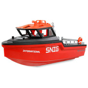 Amewi 26117 Rettungsboot Barca Radiocomandata Motore Brushless Jetantrieb 320mm colore Nero Rosso