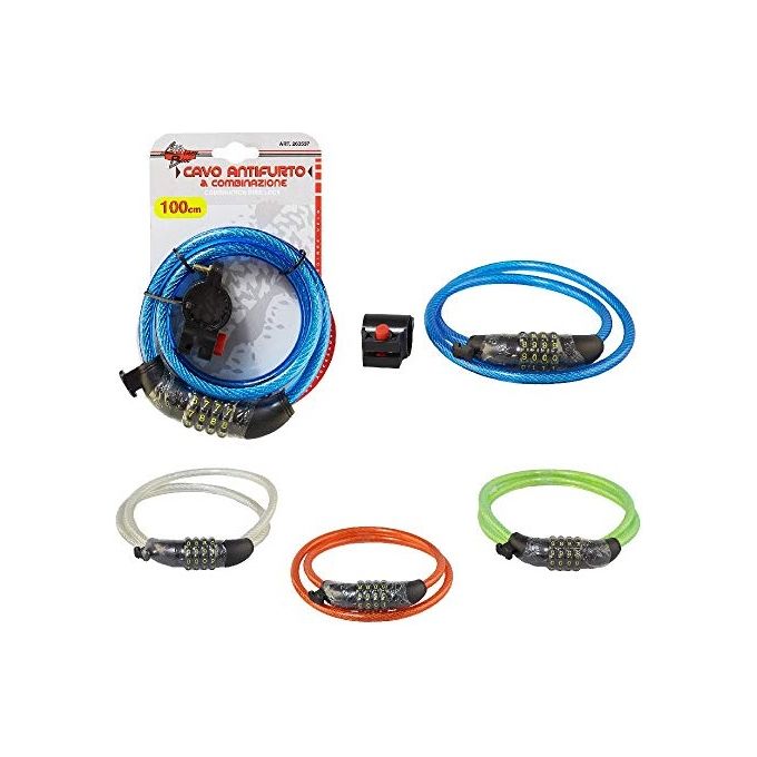 Rhutten Cavo Antifurto con Combinazione 100cm