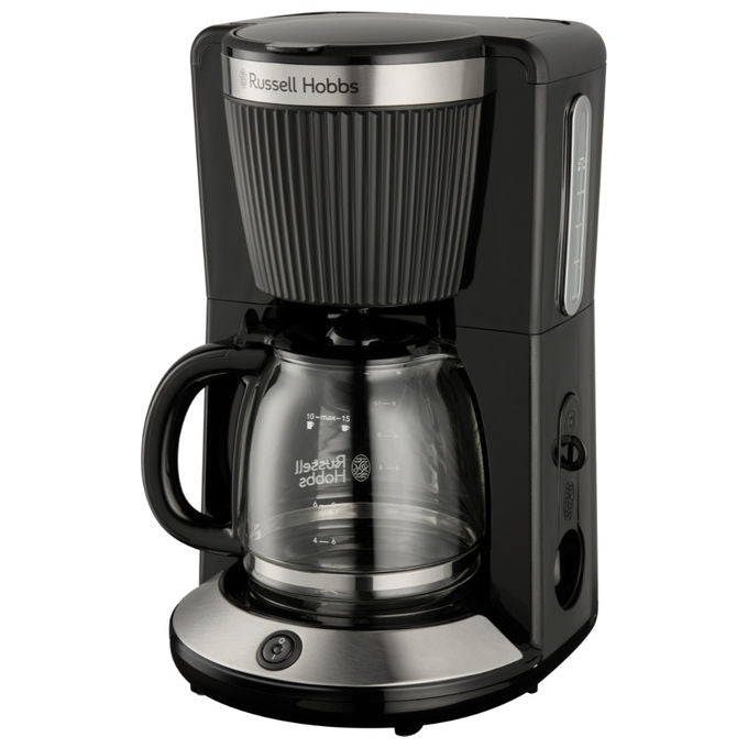 Russell Hobbs 26780-56 Brontë Macchina da caffe' con filtro 1,25 L 10 tazze 1100 W Funzione mantieni al caldo colore Nero Argento