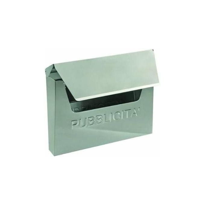 Blinky City Cestino Basculante per Pubblicita' in Inox 35x9x27,5cm