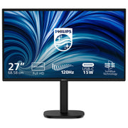 Philips 27B2N3200J Monitor 27'' 1920x1080 FHD IPS 120Hz 4ms GtG Adaptive Sync con Altoparlanti USB Hub Regolazione in Altezza colore Nero
